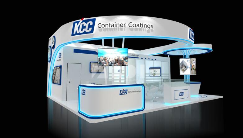 集裝箱多式聯(lián)運(yùn)展臺設(shè)計(jì)圖