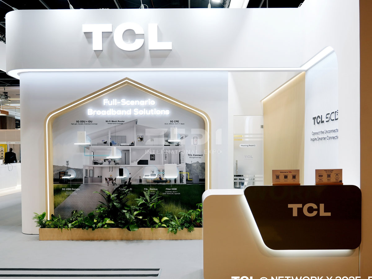 法國巴黎寬帶展臺搭建